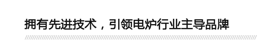 擁有先進(jìn)技術(shù)，引領(lǐng)電爐行業(yè)主導(dǎo)品牌